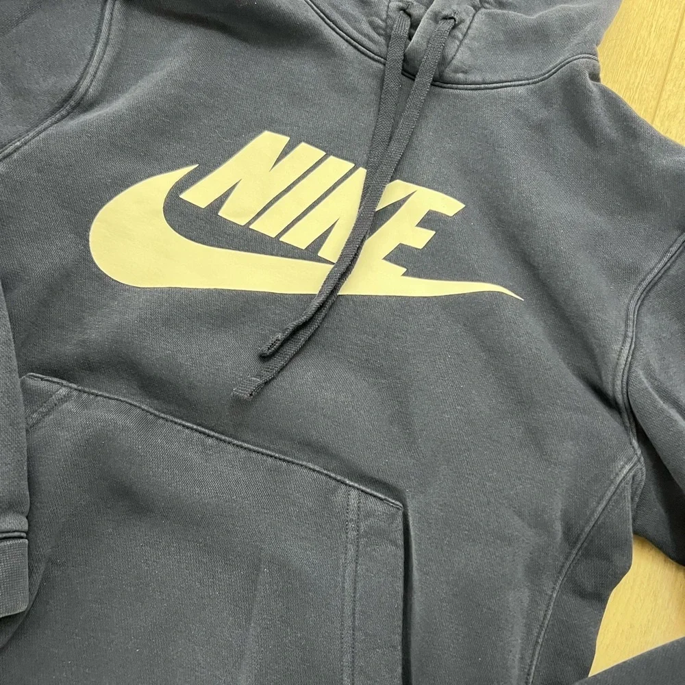 Nike Navy Blue Logo Hoodie Sweatshirt Size XS